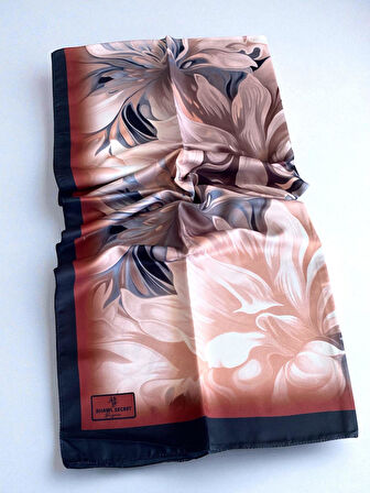 Shawl Secret Bergüzar Kokulu Tivil Soft Şal 50009 Siyah Karışık Desen