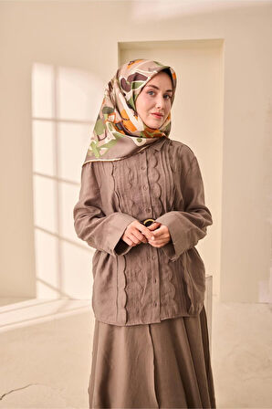 Twill İpek Eşarp 11475-23