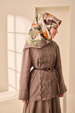 Twill İpek Eşarp 11475-23