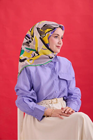 Twill İpek Eşarp 11475-40