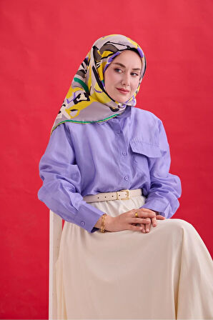 Twill İpek Eşarp 11475-40