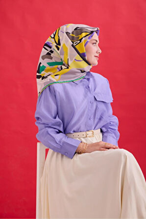 Twill İpek Eşarp 11475-40