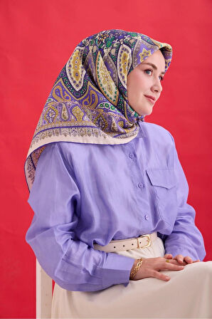 Twill İpek Eşarp 11476-17