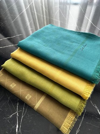 Silk Home Liva Şal Limon Sarısı