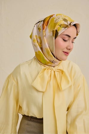 Twill İpek Eşarp 11498-15