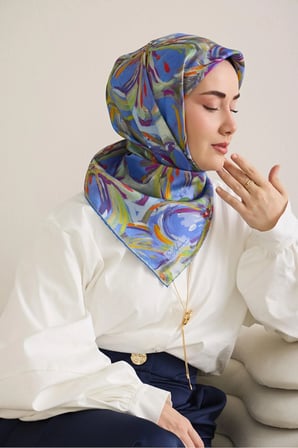 Twill İpek Eşarp 11501-01