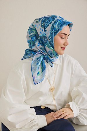 Twill İpek Eşarp 11504-09