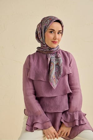 Twill İpek Eşarp 11504-18