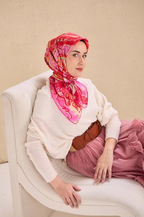 Silk Home Twill İpek Eşarp 11512-14 