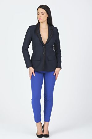 Aksesuar Detaylı Şık Ceket