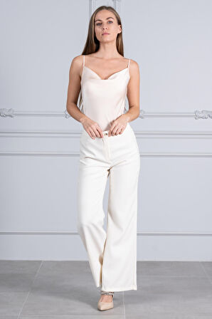 Düz Kesım Plazzo Pantolon