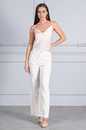 Düz Kesım Plazzo Pantolon