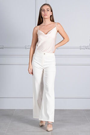 Düz Kesım Plazzo Pantolon