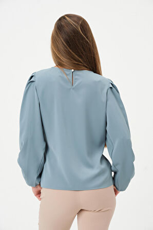 Kolu Büzgülü Bluz