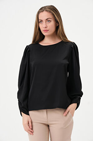 Kolu Büzgülü Bluz