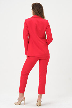 Dikiş Detaylı Blazer Ceket 