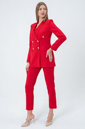 Kuruvaze Formlu Blazer Ceket 