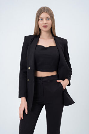 Kuruvaze Formlu Blazer Ceket 