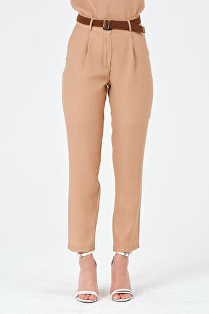 Kemerli Yazlık Pantolon