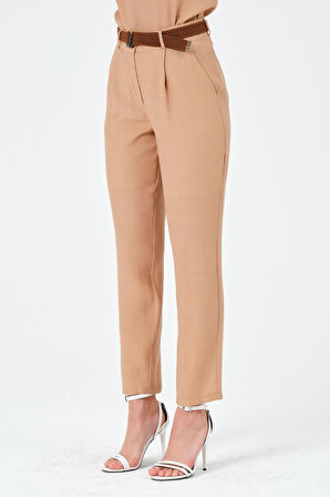 Kemerli Yazlık Pantolon