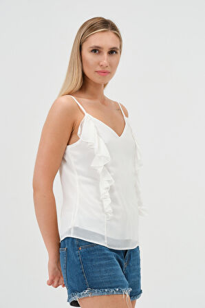 askılı şifon bluz