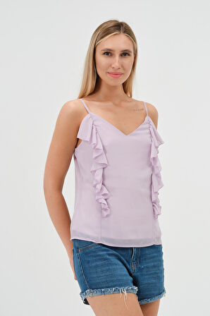 askılı şifon bluz