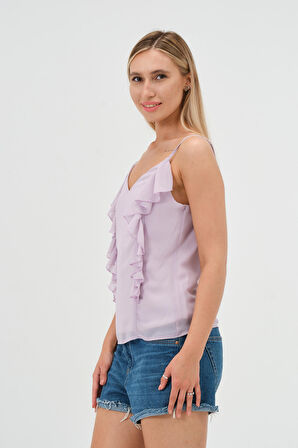 askılı şifon bluz