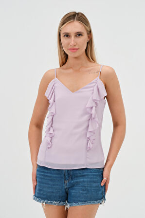 askılı şifon bluz