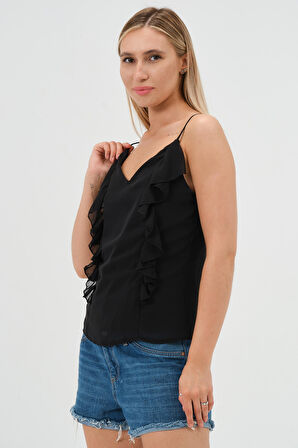 askılı şifon bluz