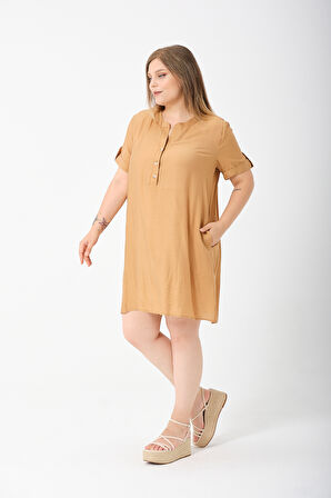 Büyük Beden Yazlık Elbise