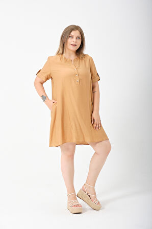 Büyük Beden Yazlık Elbise