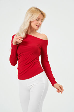 Düşük Omuzlu BodyCorn Bluz