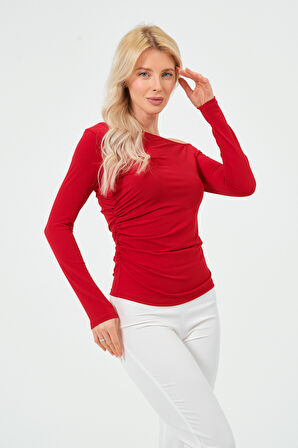 Düşük Omuzlu BodyCorn Bluz