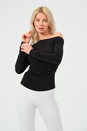 Düşük Omuzlu BodyCorn Bluz