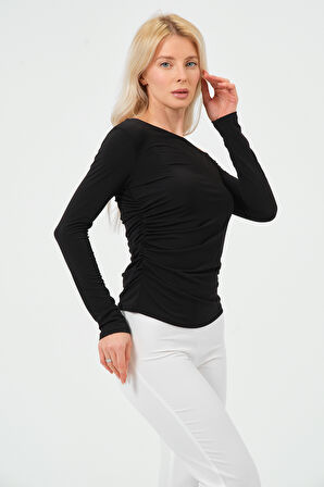 Düşük Omuzlu BodyCorn Bluz