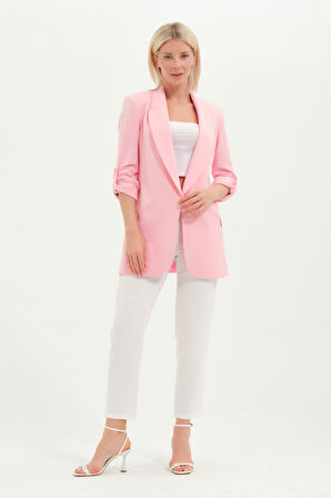 Kolu Büzgülü Blazer Ceket 