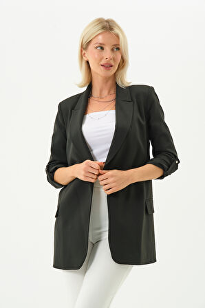 Kolu Büzgülü Blazer Ceket 