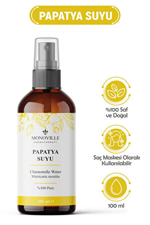 Papatya Suyu Cilt Ve Saç Toniği 100 ml (Chamomile Water)