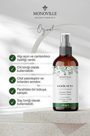Kekik Suyu Cilt Ve Saç Toniği 100 ml (Oregano Water)