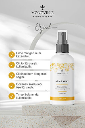Nioli Suyu Cilt Toniği Ve Çamaşır Spreyi 100 ml ( Niaouli Water )