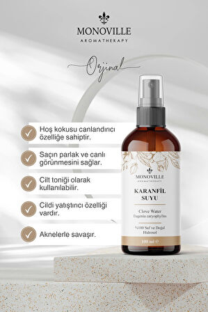 Karanfil Suyu Canlandırıcı Cilt Toniği 100 ml (Clove Water)