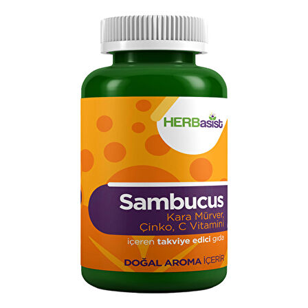 Herbasist Sambucus 30 Çiğnenebilir Form - AROMASIZ