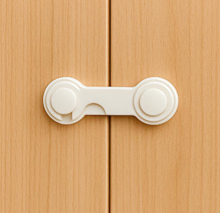 İdeal Baby Kapak Kilidi - Çocuk Güvenlik Kilidi, Dolap Kapak Kilidi, Kolay Montaj