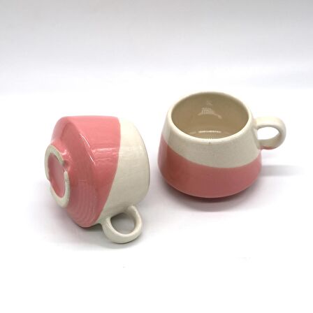 Tardan Betty Seramik Fincan 2 Adet  - 230 ml - Pembe