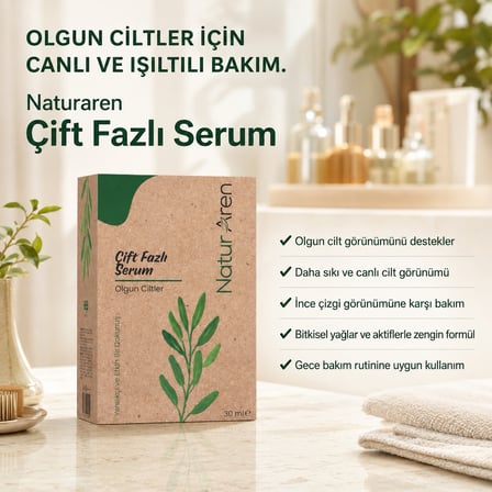 Çift Fazlı Serum - Olgun Ciltler 30 ML