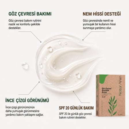 Göz Çevresi Kırışıklık Kremi 20 SPF 15 ML