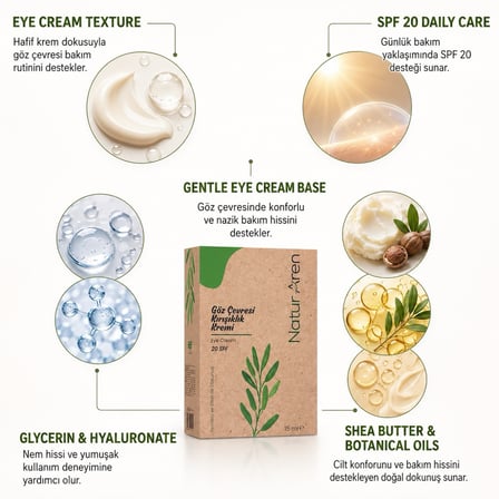 Göz Çevresi Kırışıklık Kremi 20 SPF 15 ML
