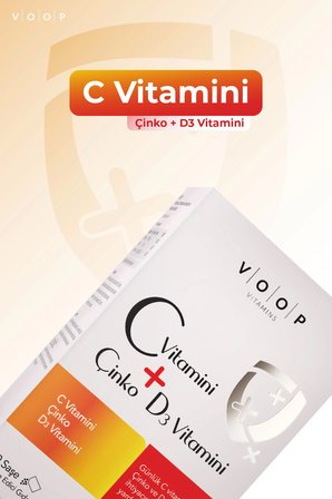 Voop C Vitamini, D3 Vitamini Ve Çinko 20 Saşe
