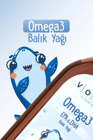Voop Omega 3 Balık Yağı Şurup Portakal Aromalı 150 ml