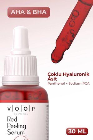 Voop Red Peelıng, Cilt Yenileyici Serum 30 ml